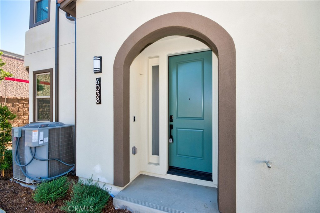a view of an entryway door