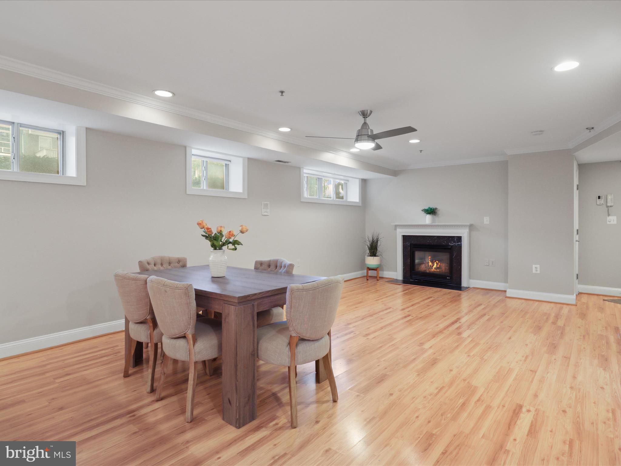 1300 Taylor Street Northwest, Unit 4 Washington, DC 20011 - Photo 34 of 35 a view of a dining room with furniture and wooden floor