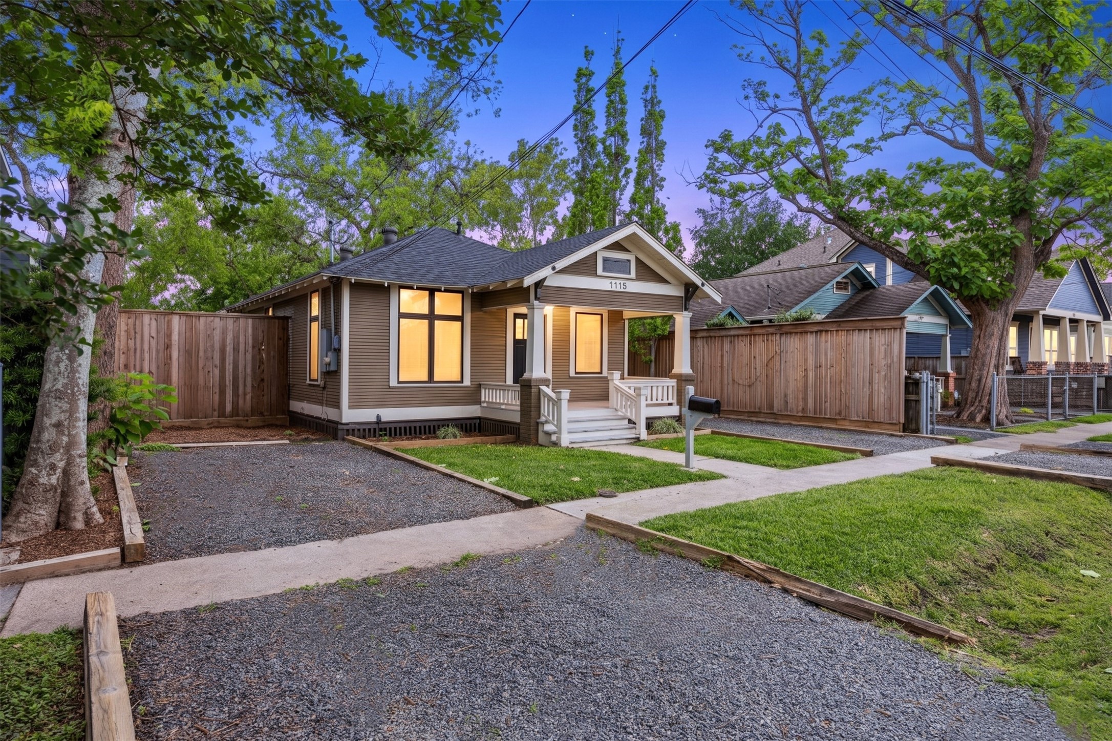 1115 Adele Street Houston, TX 77009 - Photo 1 of 19 Charming front exterior with classic bungalow design, covered porch, and great curb appeal.