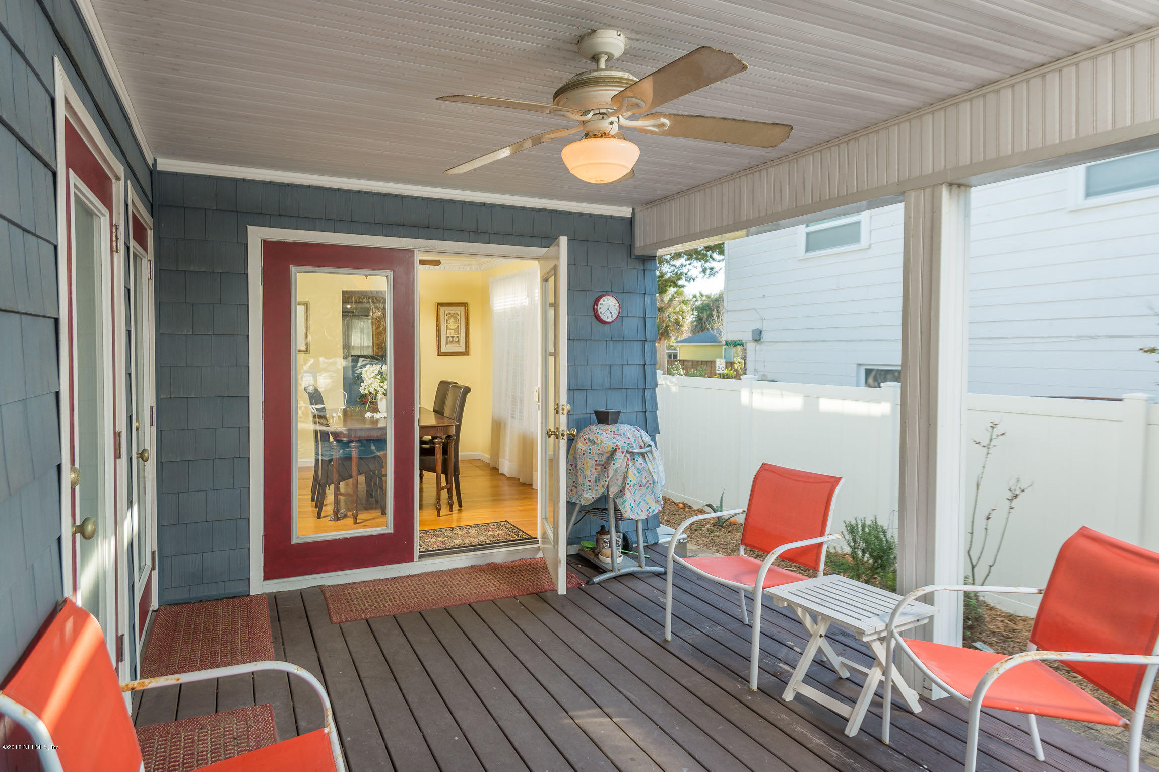 214 Hopkins Street Neptune Beach, FL 32266 - Photo 39 of 58 French Doors to Outdoor Living