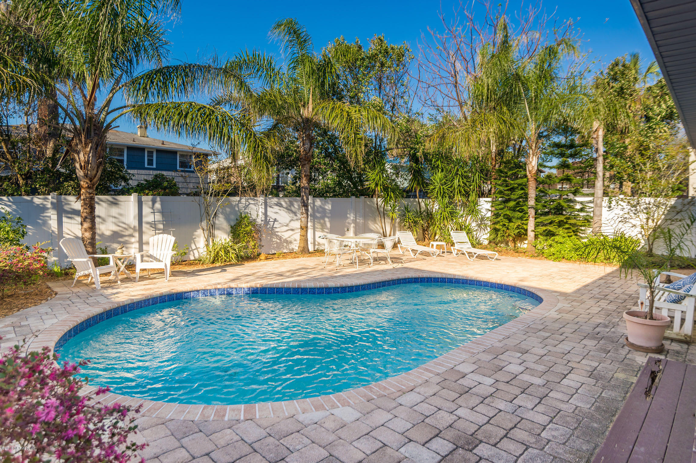 214 Hopkins Street Neptune Beach, FL 32266 - Photo 44 of 58 Inviting Pool Area