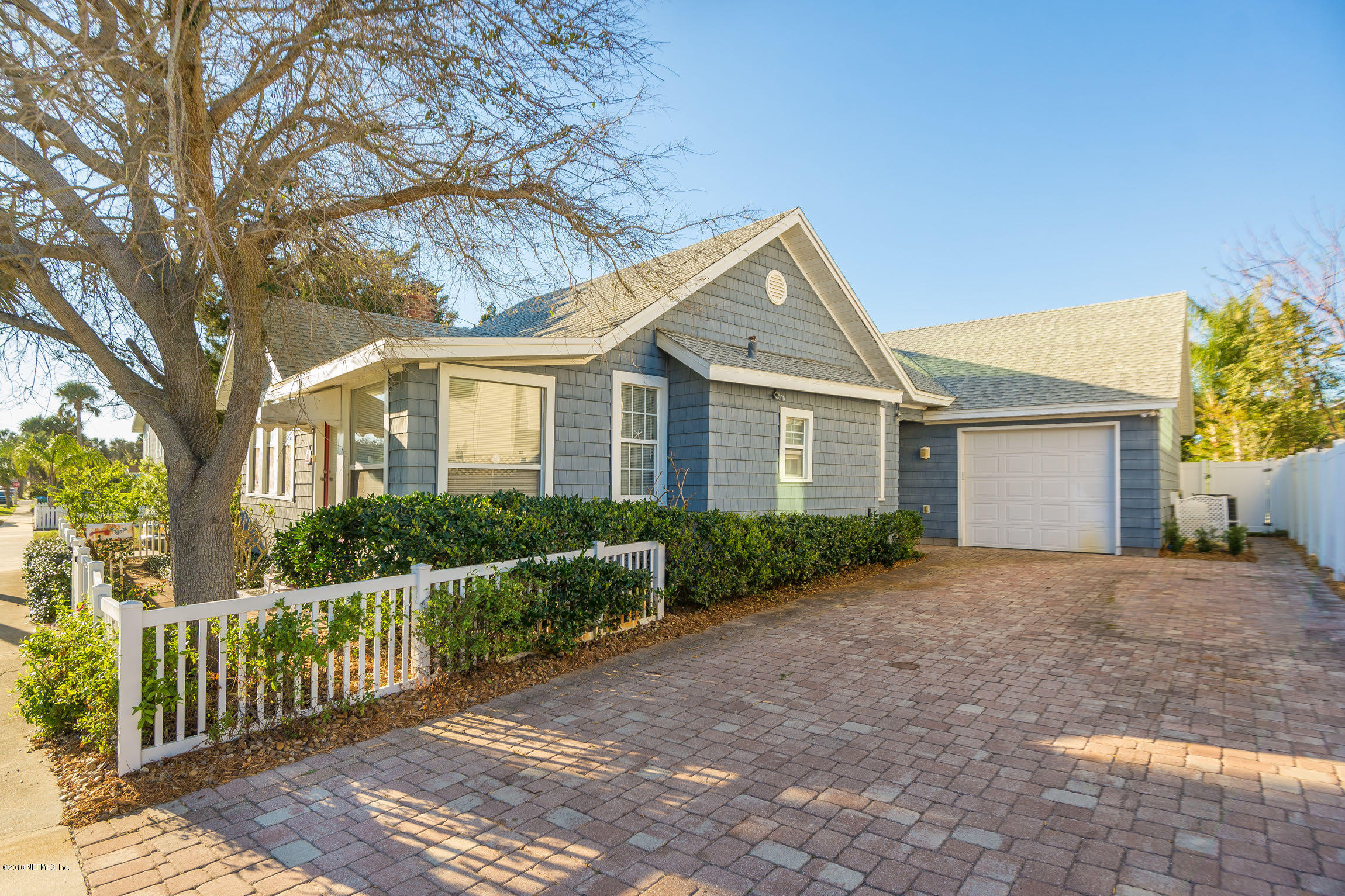 214 Hopkins Street Neptune Beach, FL 32266 - Photo 51 of 58 Paver Driveway and Garage