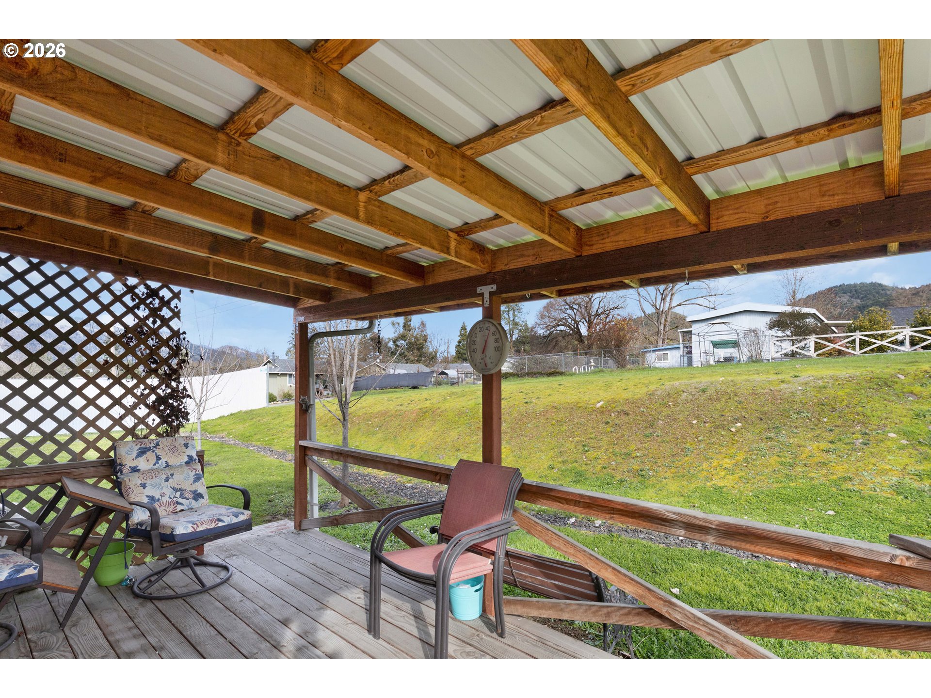 583 Suncrest Street Myrtle Creek, OR 97457 - Photo 22 of 24 a view of swimming pool with outdoor seating