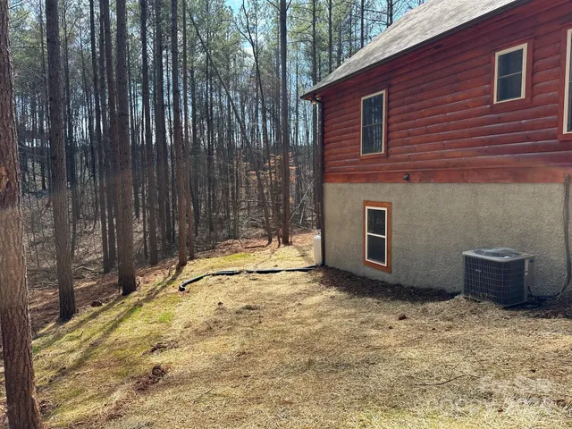 a backyard of a house