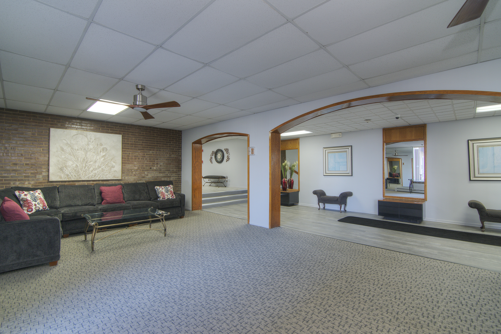 1301 South Finley Road, Unit 204 Lombard, IL 60148 - Photo 3 of 24 a living room with furniture and a window