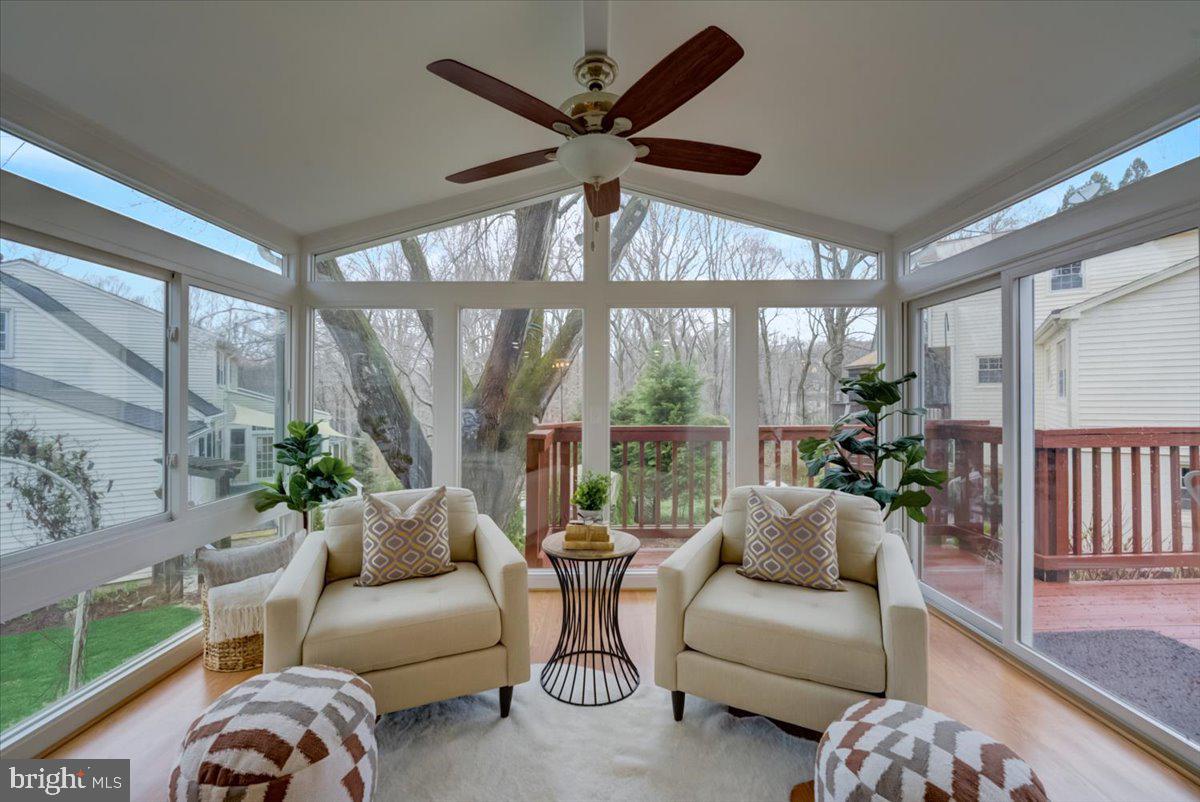 8024 West Point Drive Springfield, VA 22153 - Photo 21 of 55 Beautiful sun room opens onto back deck
