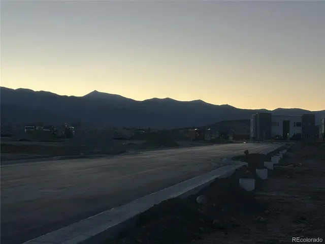a view of an outdoor space with mountain view