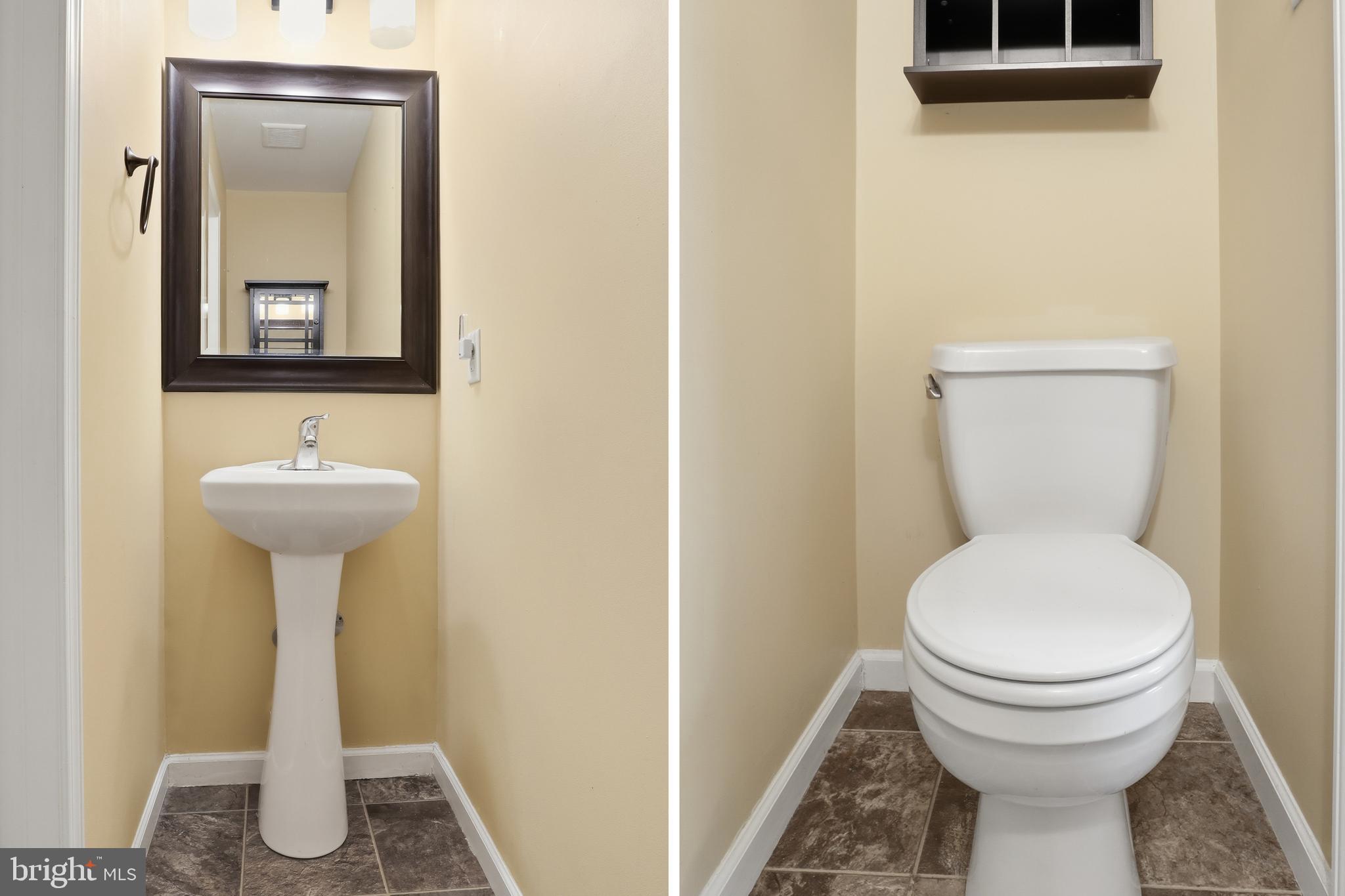 370 Azalea Drive Windsor, PA 17366 - Photo 14 of 40 a bathroom with a toilet sink and mirror