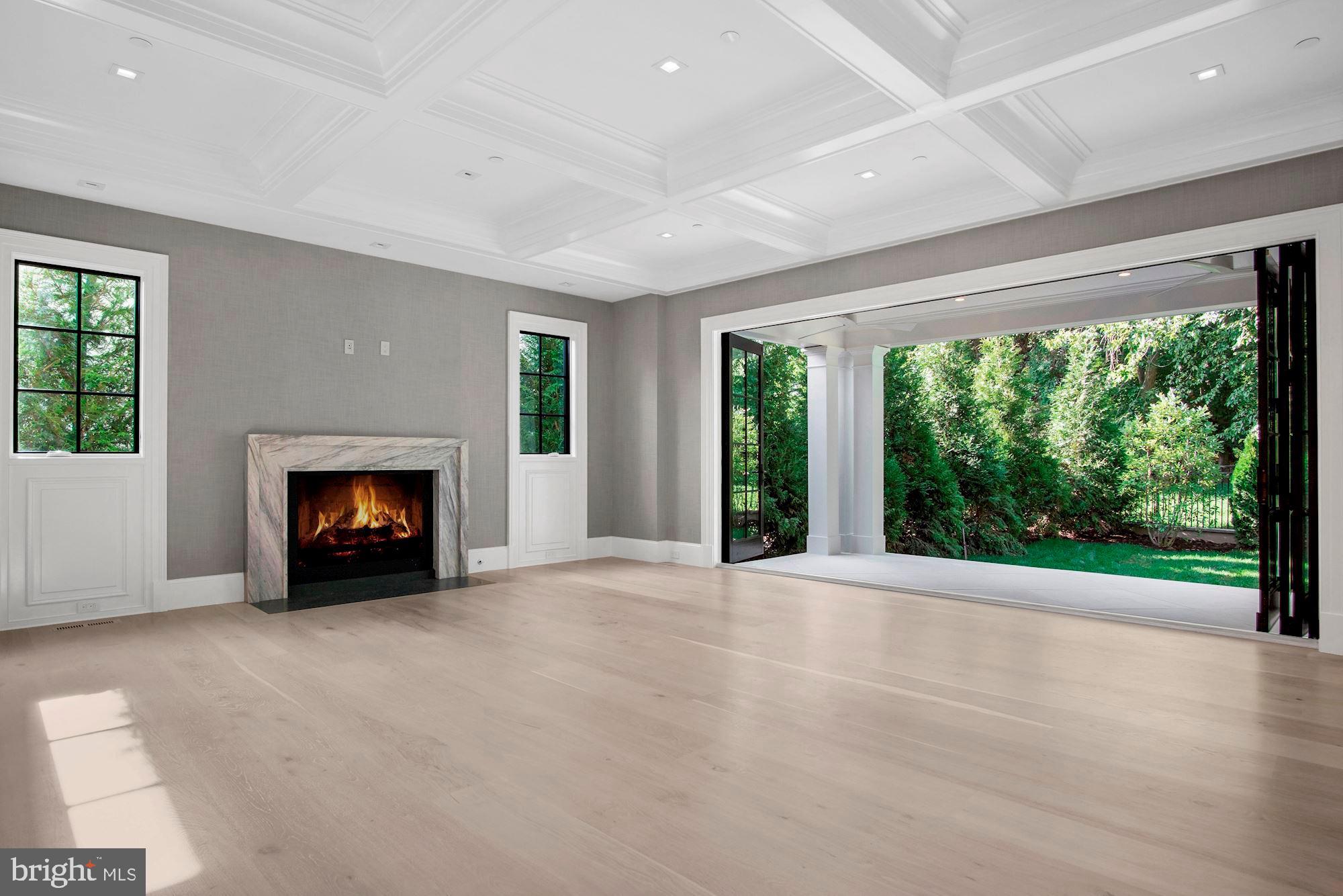 4432 Chestnut Lane Washington, DC 20007 - Photo 6 of 36 Family Room w/Accordion Doors