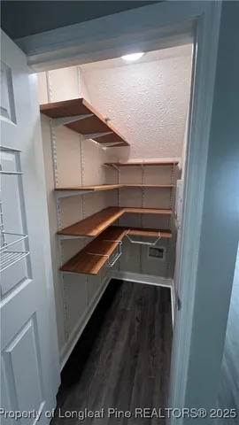 a view of storage and utility room