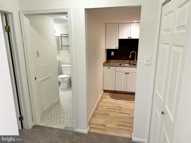 a view of an empty room