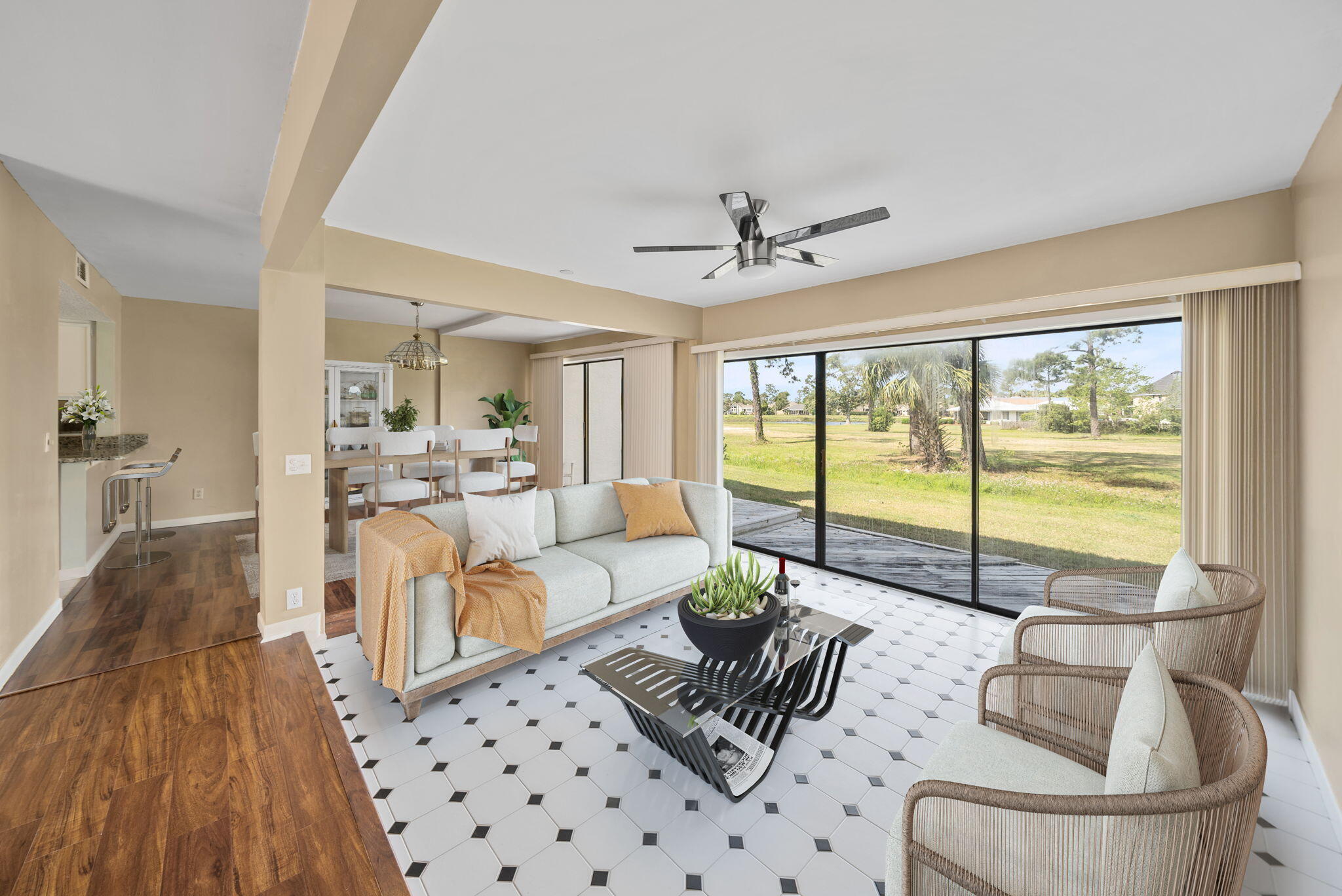 4300 Bay Point Road, Unit 408 Panama City Beach, FL 32408 - Photo 2 of 32 Second Living Room