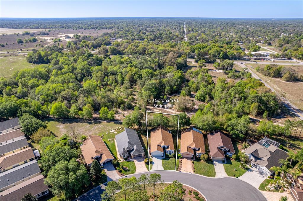 150 Gordham Court Spring Hill, FL 34609 - Photo 67 of 71 an aerial view of multiple house