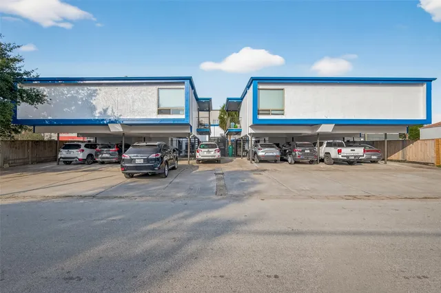 a car parked in front of a building