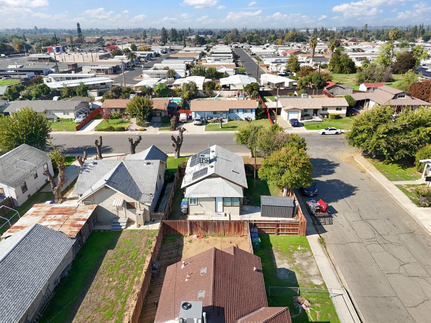 321 North Orange Avenue Exeter, CA 93221 - Photo 34 of 37 an aerial view of a house with a garden