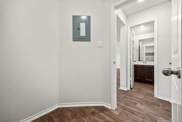 wooden floor in an empty room
