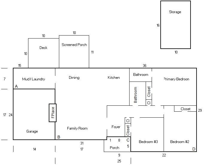 7305 Louisburg Road Raleigh, NC 27616 - Photo 24 of 24 Floor Plan