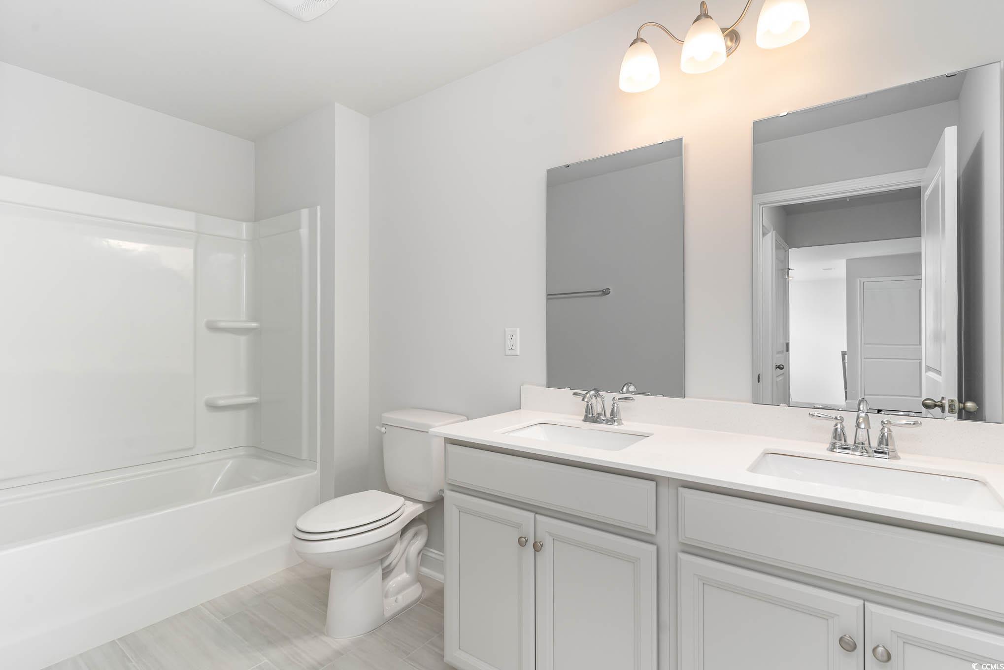 3404 Moss Bridge Lane Myrtle Beach, SC 29579 - Photo 22 of 40 Upstairs Guest Bathroom