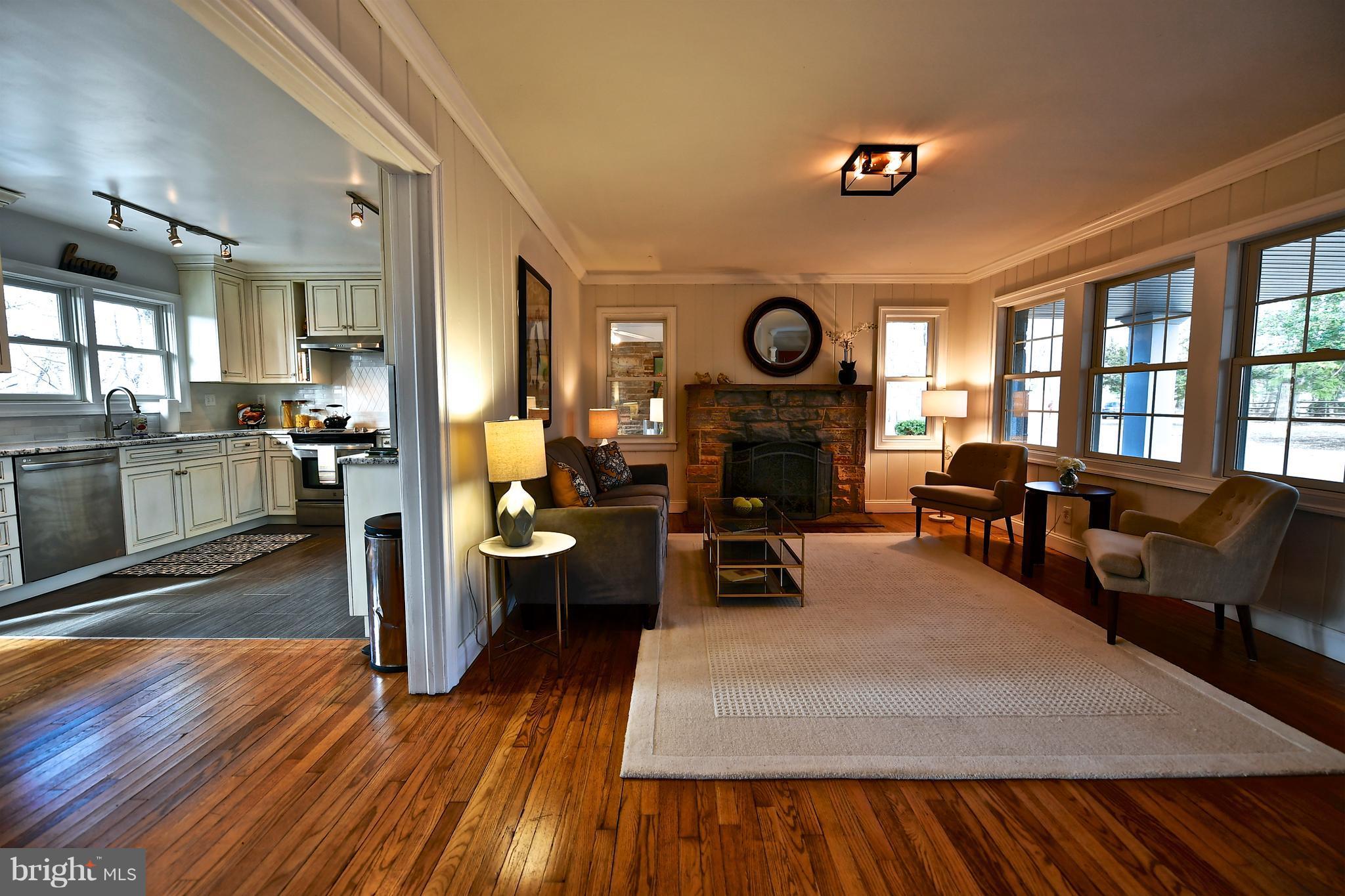 16528 Dubbs Road Sparks, MD 21152 - Photo 5 of 30 Living Room Flows into Breakfast Room/Kitchen