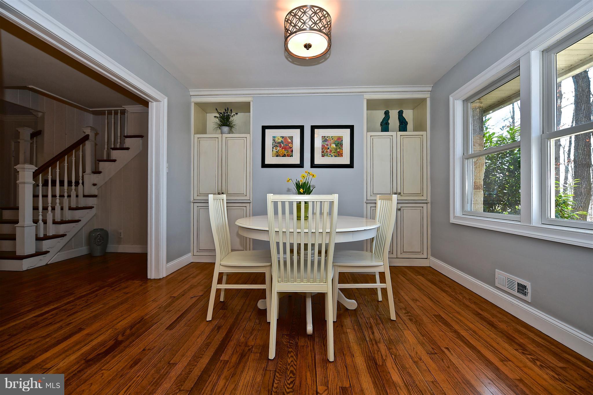 16528 Dubbs Road Sparks, MD 21152 - Photo 6 of 30 Sun-filled Breakfast Room w/ Built-In Cabinets