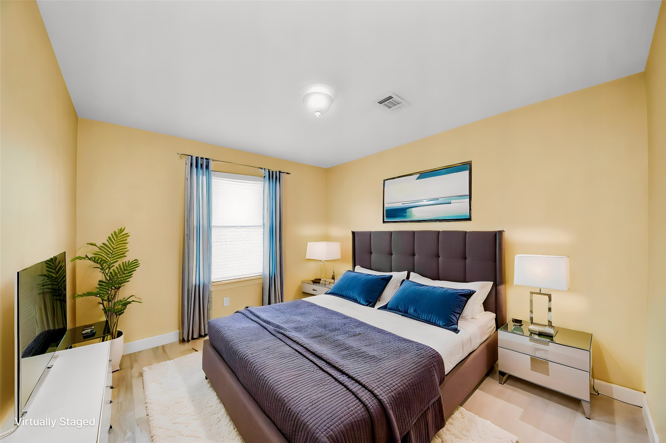 4610 Plum Forest Road Houston, TX 77084 - Photo 24 of 41 All of the bedrooms are large enough for lots of furniture. You can easily fit a queen size bed or two twins in any of them. No carpet upstairs either.
