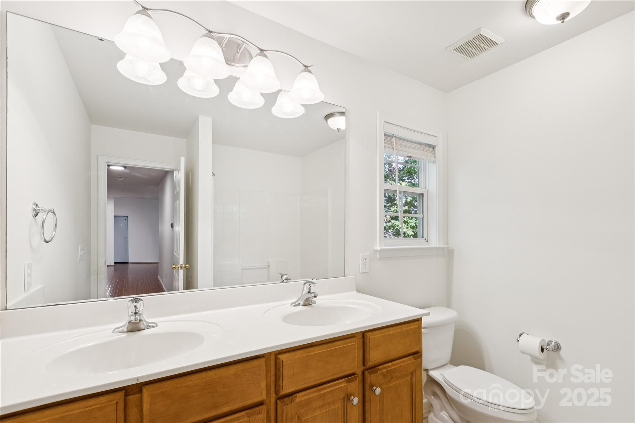 1627 Scotch Pine Lane Tega Cay, SC 29708 - Photo 29 of 48 a bathroom with a sink vanity mirror and toilet