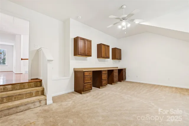 a view of a livingroom with an empty space