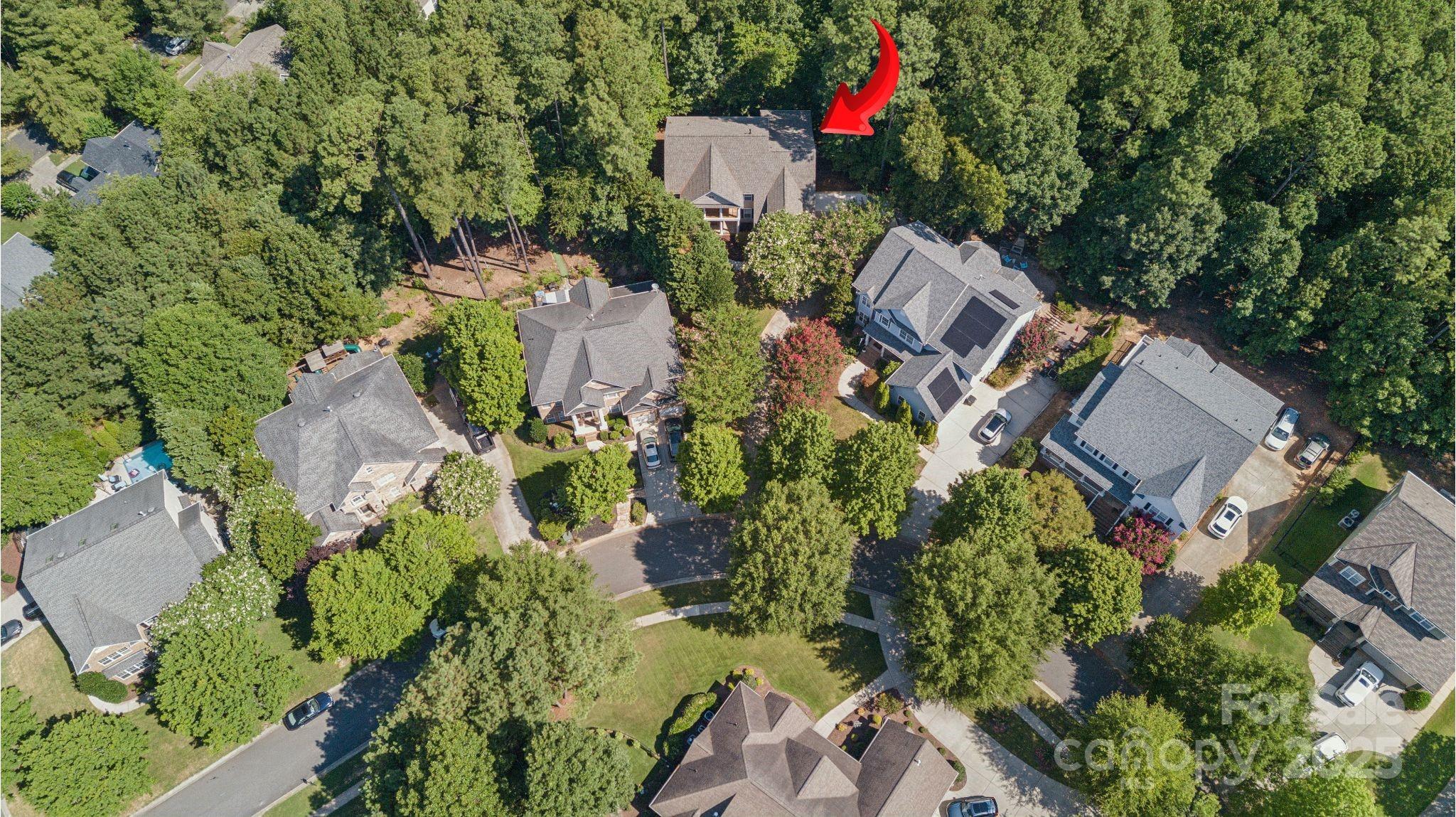 1627 Scotch Pine Lane Tega Cay, SC 29708 - Photo 44 of 48 an aerial view of house with yard
