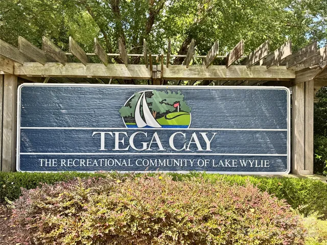 a outdoor space with sign board