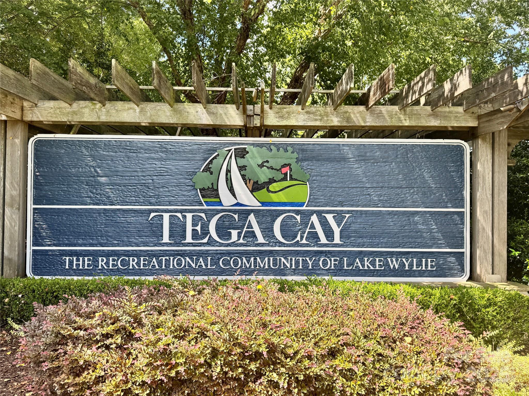 1627 Scotch Pine Lane Tega Cay, SC 29708 - Photo 47 of 48 a outdoor space with sign board