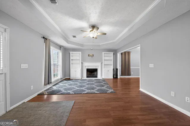 a view of livingroom with fireplace