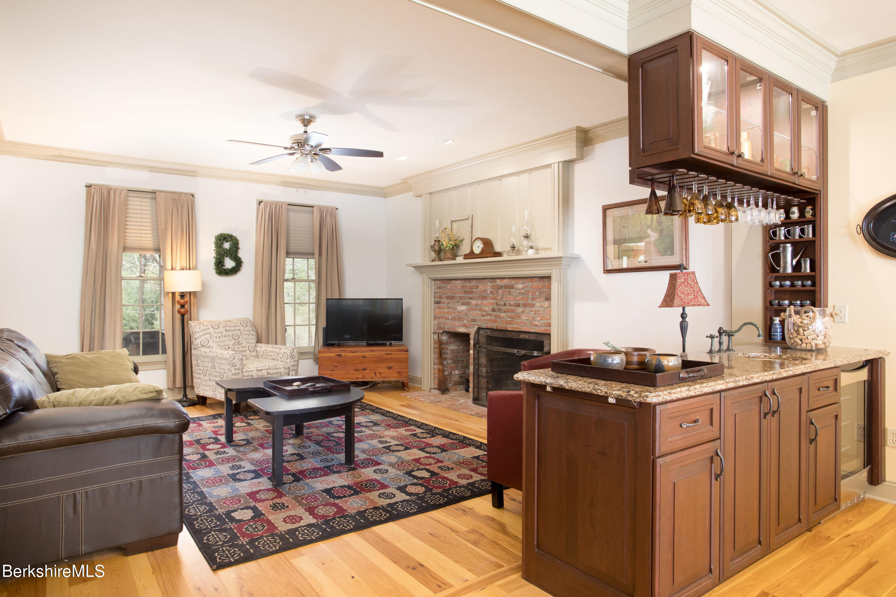 357 Twin Lakes Road Salisbury, CT 06068 - Photo 15 of 31 a living room with fireplace furniture and a window