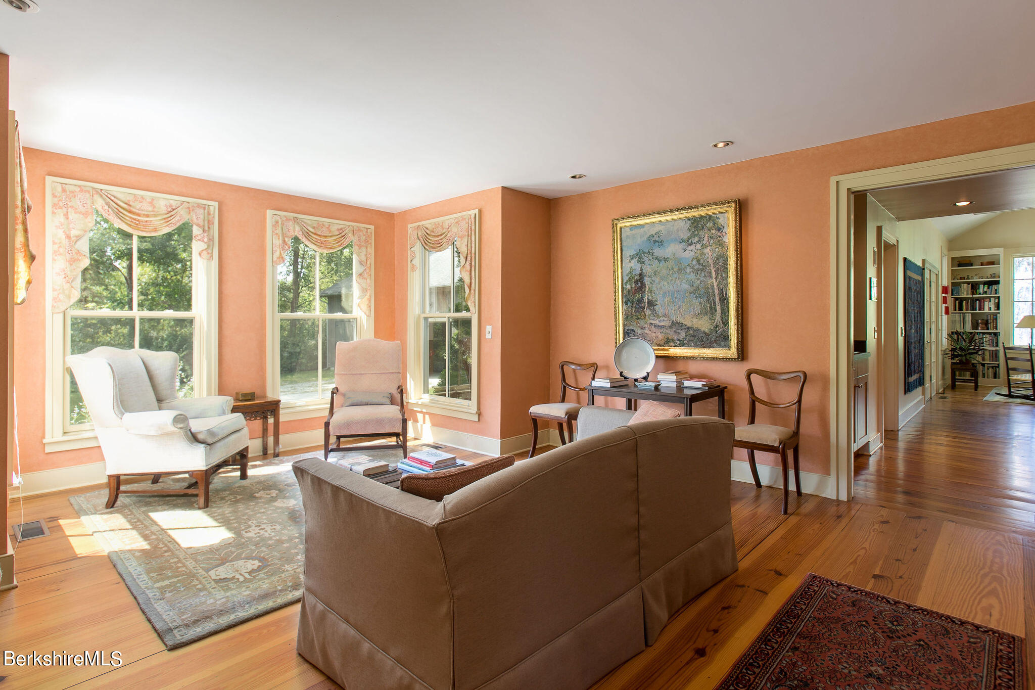 250 East Main Street Sheffield, MA 01222 - Photo 23 of 50 a living room with furniture and a large window