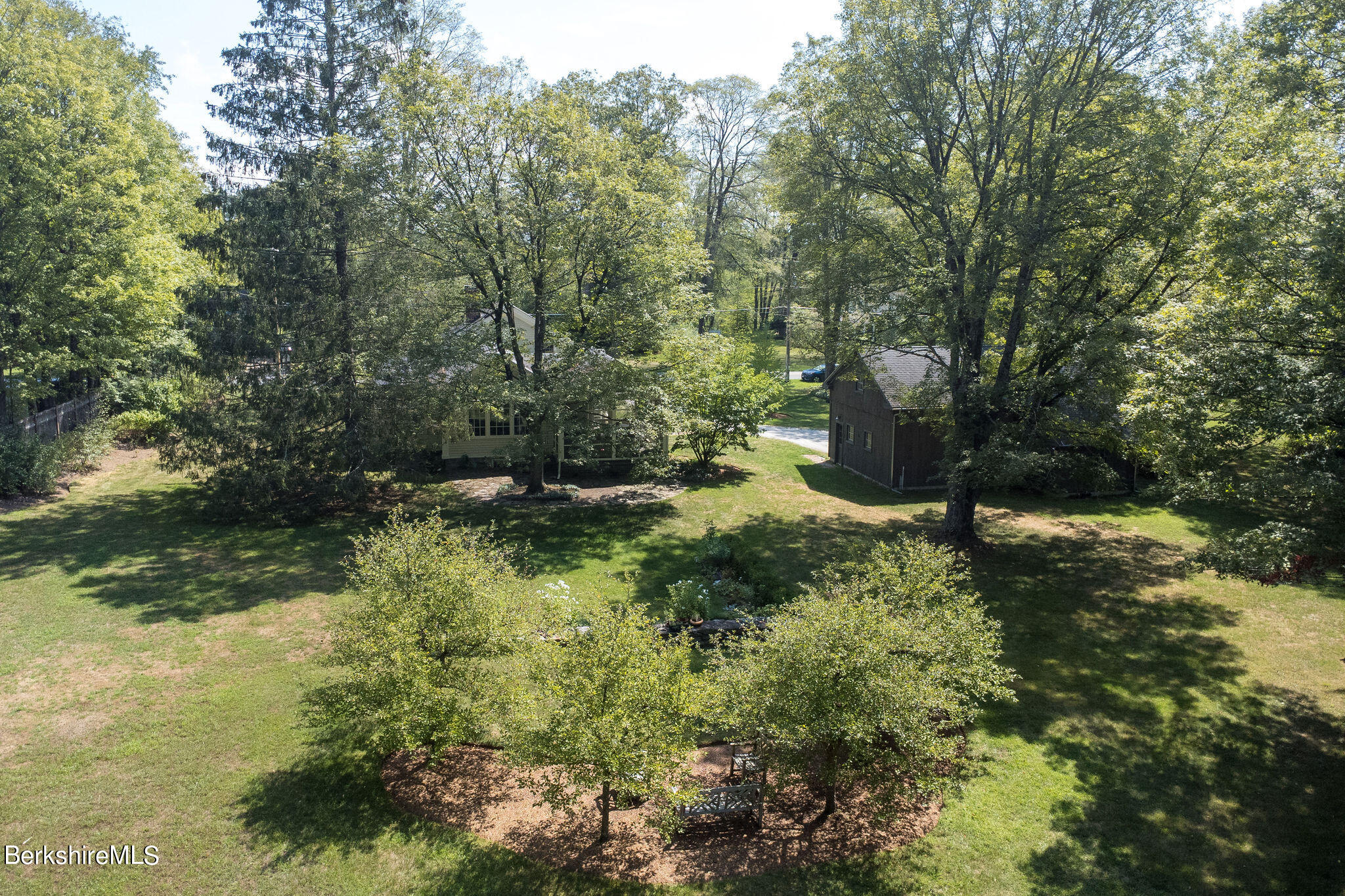250 East Main Street Sheffield, MA 01222 - Photo 41 of 50 a backyard of a house with lots of green space