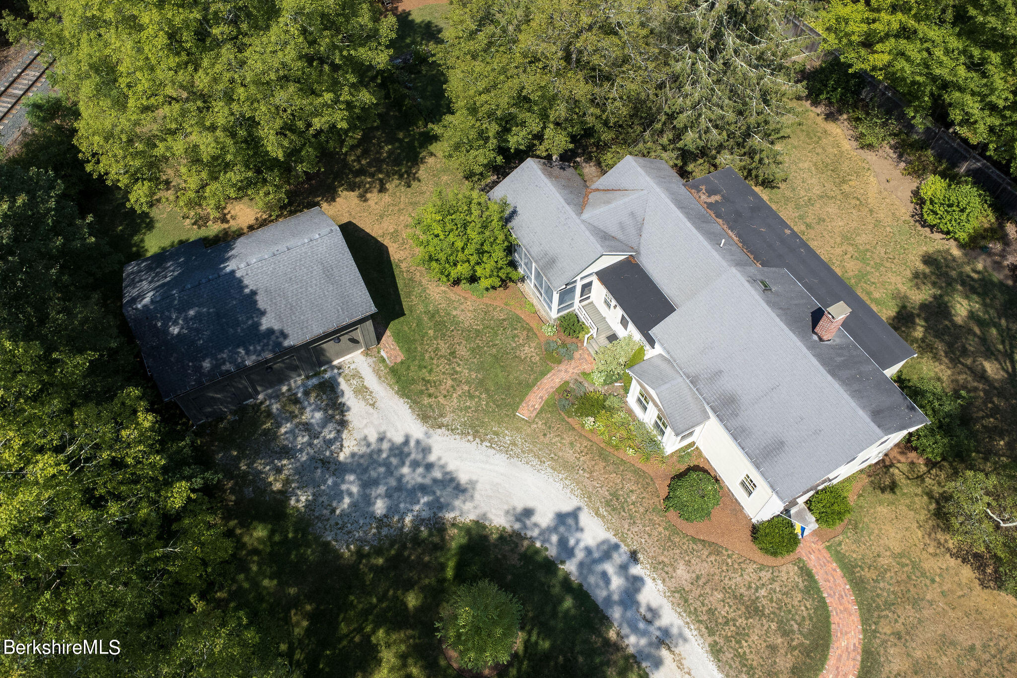 250 East Main Street Sheffield, MA 01222 - Photo 44 of 50 an aerial view of residential house with outdoor space