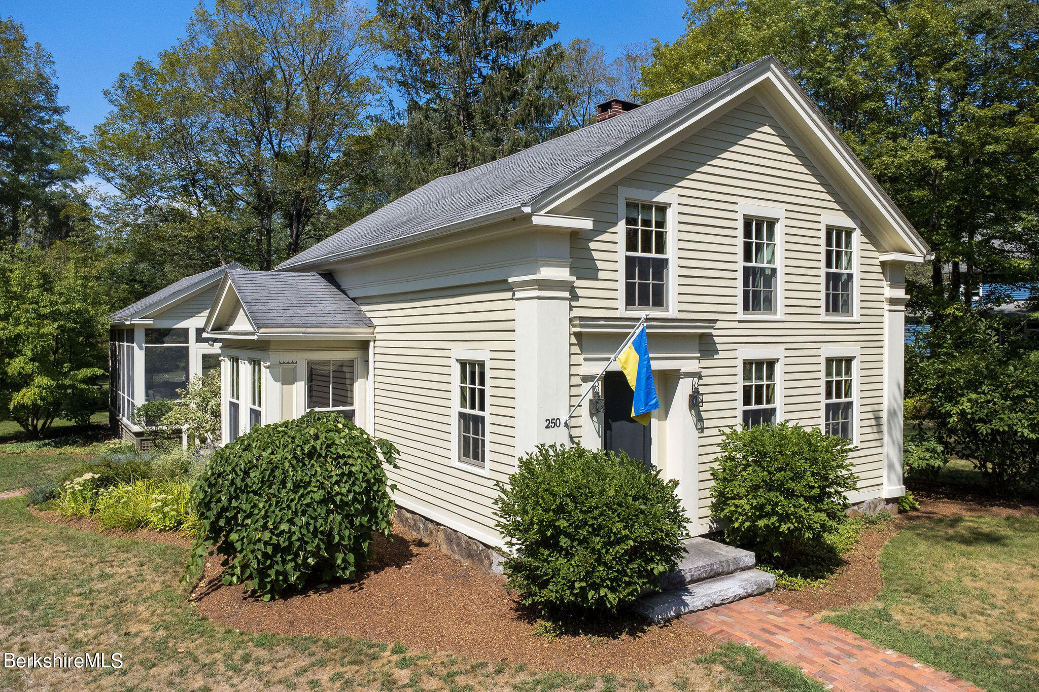 250 East Main Street Sheffield, MA 01222 - Photo 46 of 50 a view of a house with a yard and plants