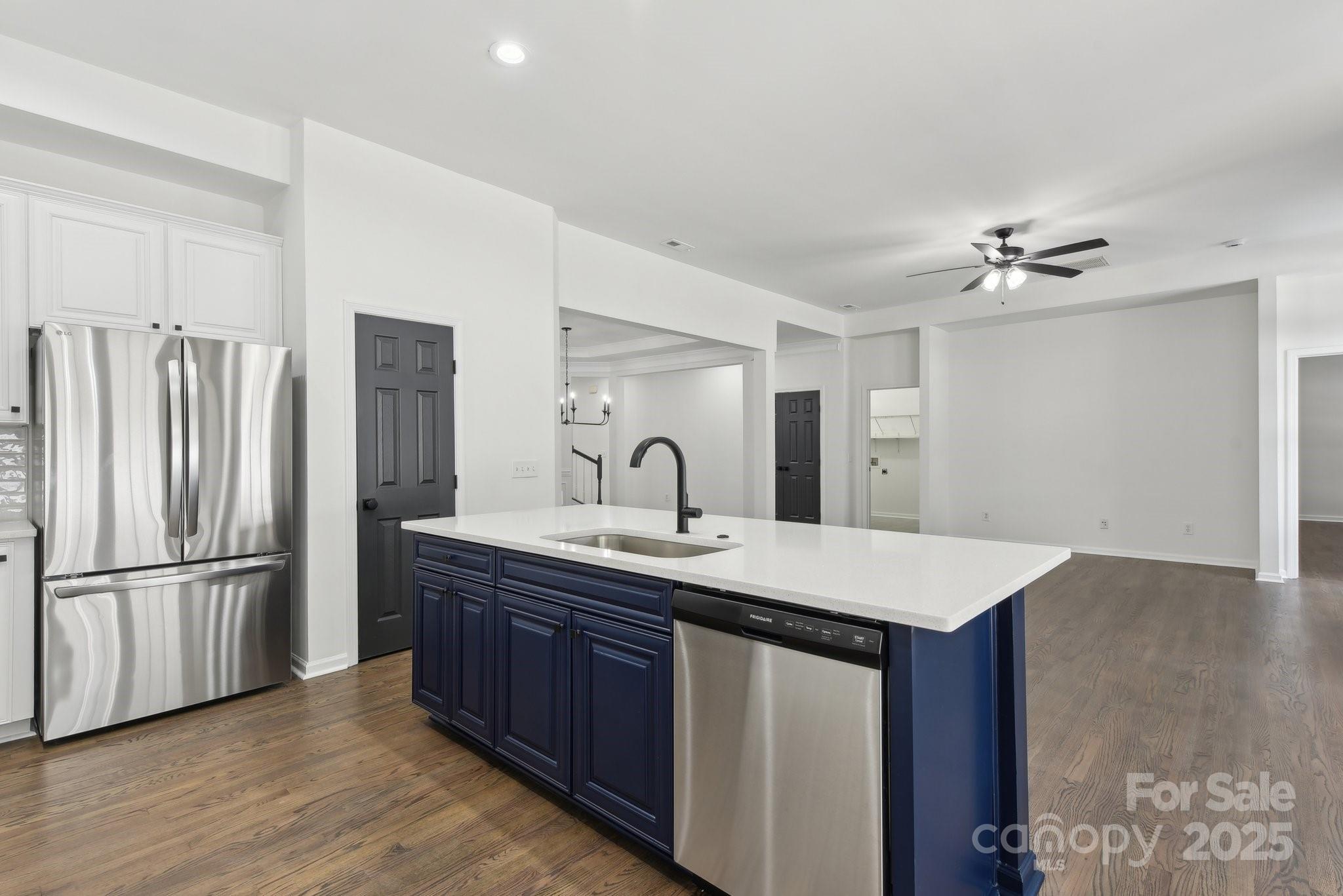 529 Veloce Trail Fort Mill, SC 29715 - Photo 16 of 40 a kitchen with stainless steel appliances a sink and a refrigerator