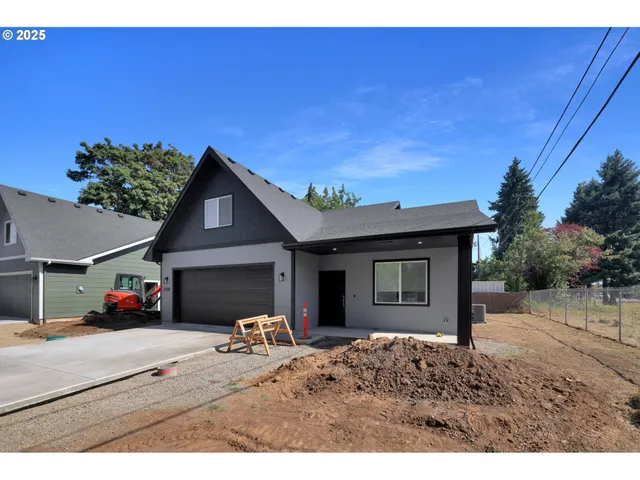 a view of a house with a patio