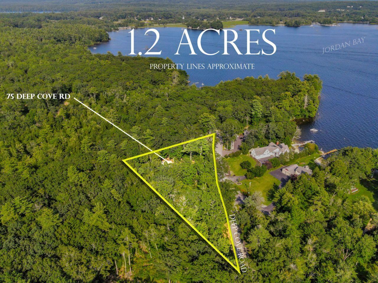 75 Deep Cove Road Raymond, ME 04071 - Photo 6 of 30 75 Deep Cove Map59 Lot16 2 with lines