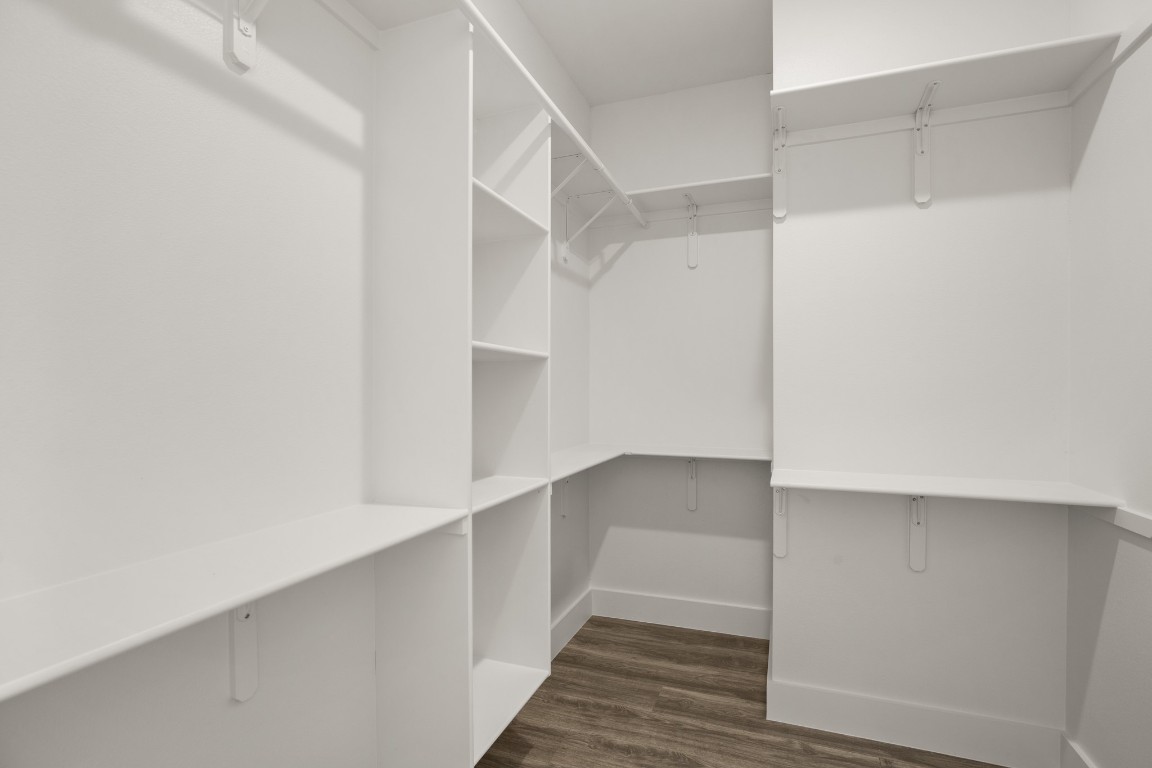 1606 Harvey Street, Unit 1 Austin, TX 78702 - Photo 17 of 33 a view of an empty walk in closet