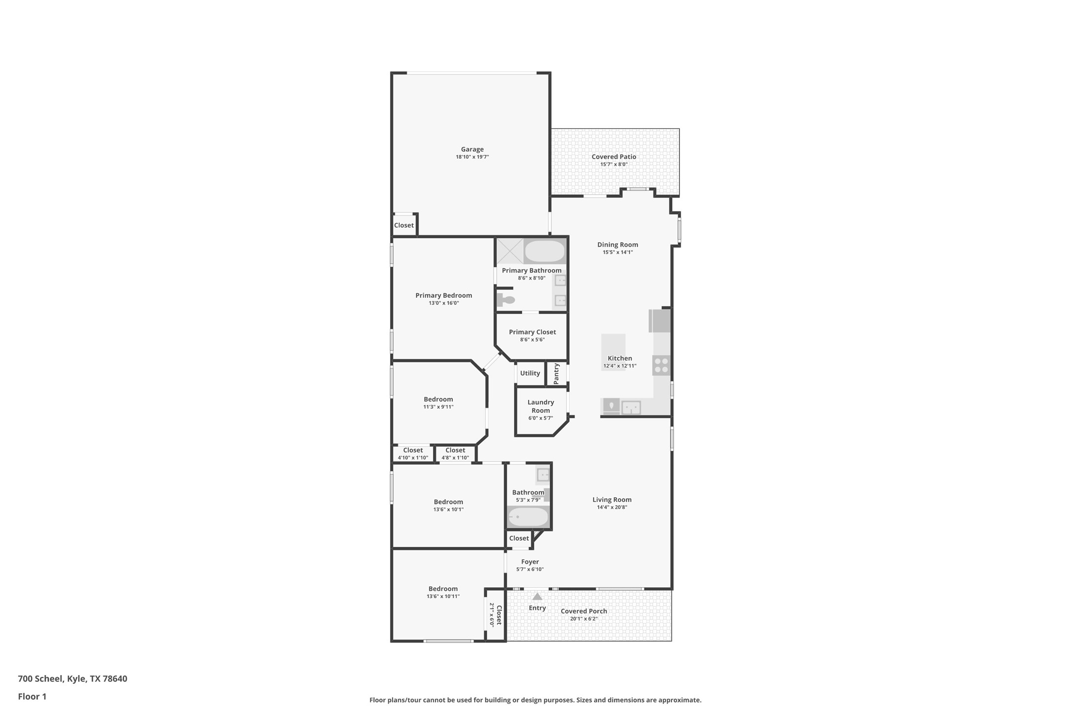 700 Scheel Road Kyle, TX 78640 - Photo 39 of 39 Floor plan