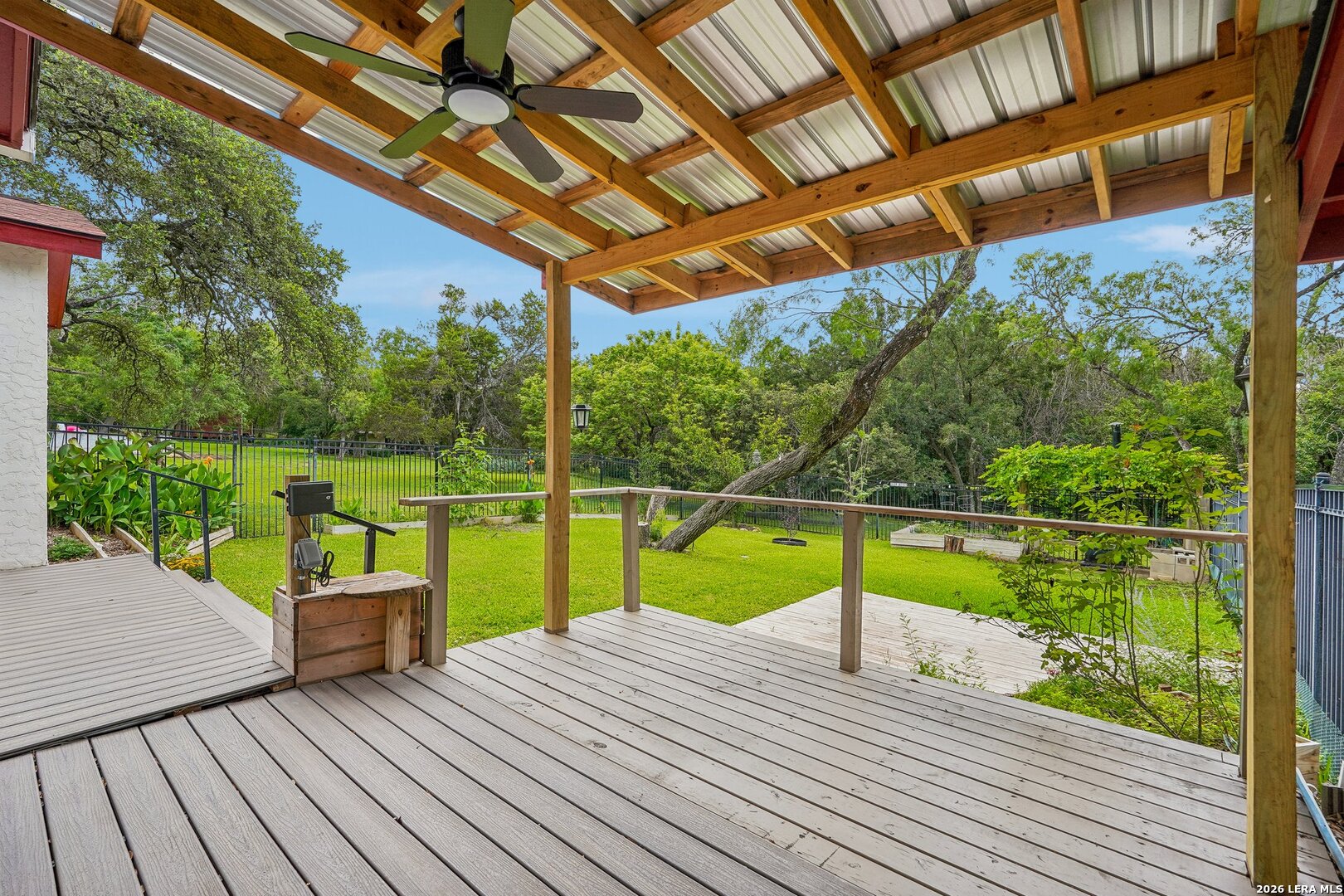 20632 Timber Rose Drive Garden Ridge, TX 78266 - Photo 39 of 46 a view of a wooden deck