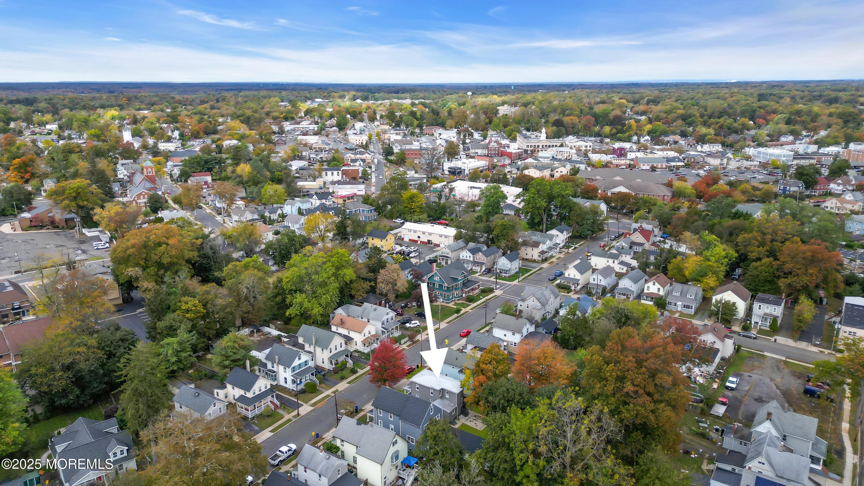 30 Conover Street Freehold, NJ 07728 - Photo 31 of 39 an aerial view of a city with lots of residential buildings