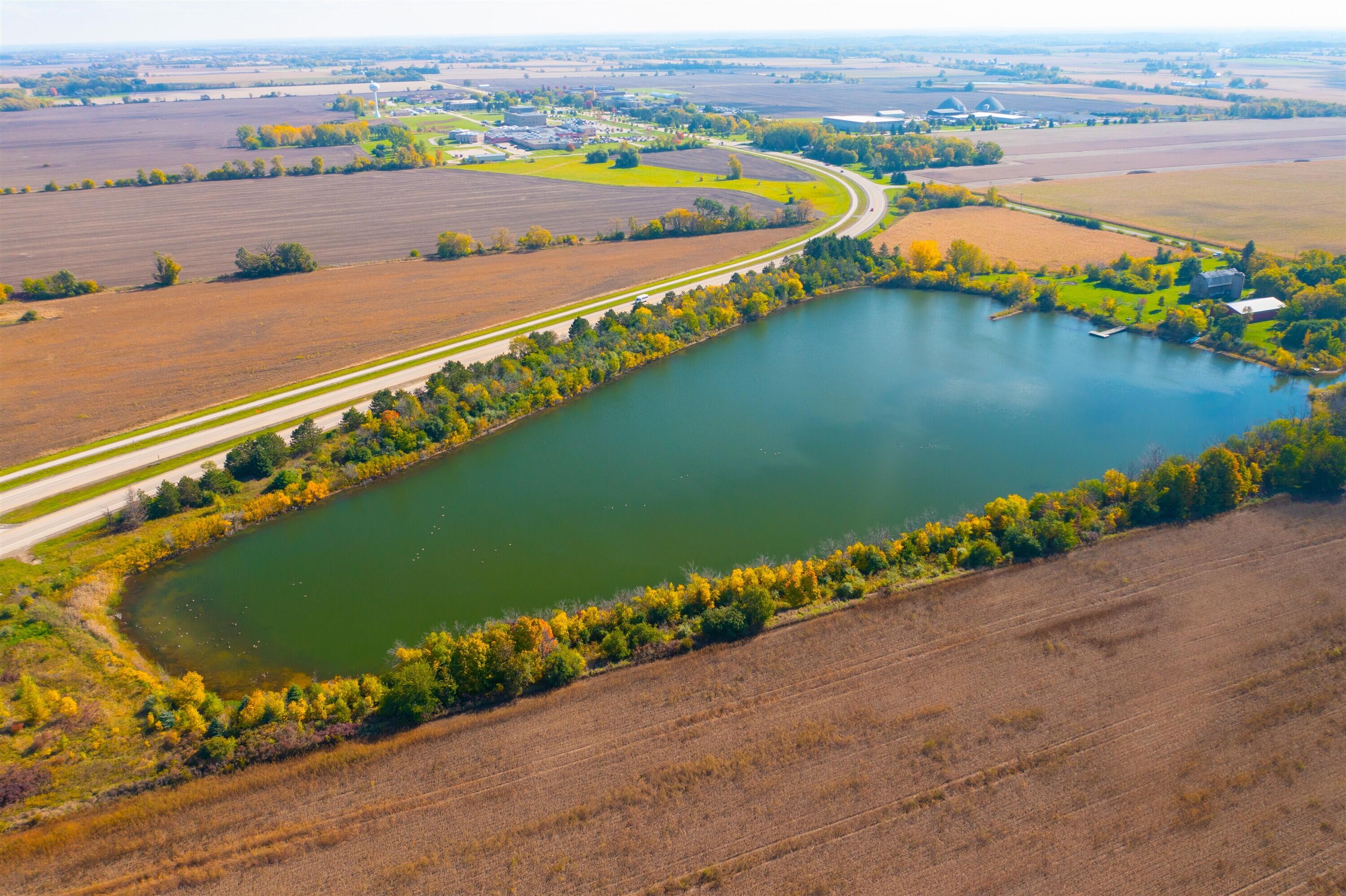 W4264 Sporleder Road Geneva, WI 53121 - Photo 5 of 29 Lake from Overhead