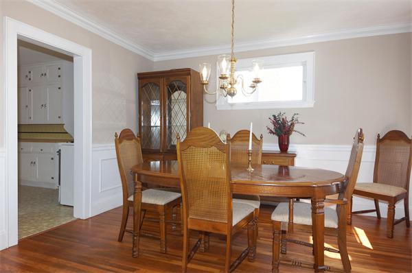 112 Cross Street Belmont, MA 02478 - Photo 4 of 22 a view of a dining room with furniture window and wooden floor