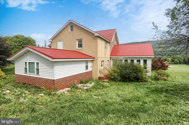 a house with a outdoor space