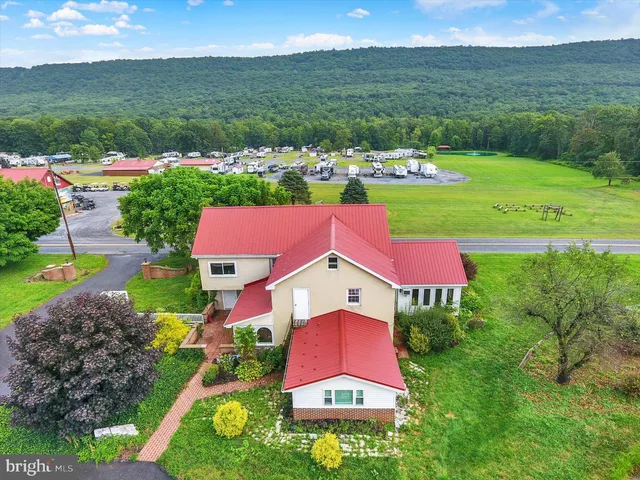 a view of a golf course with play ground
