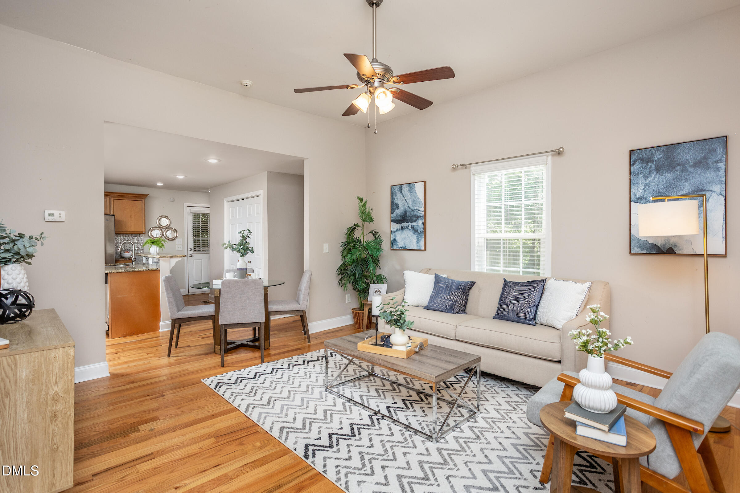305 Freeman Street Raleigh, NC 27601 - Photo 6 of 15 a living room with furniture and wooden floor