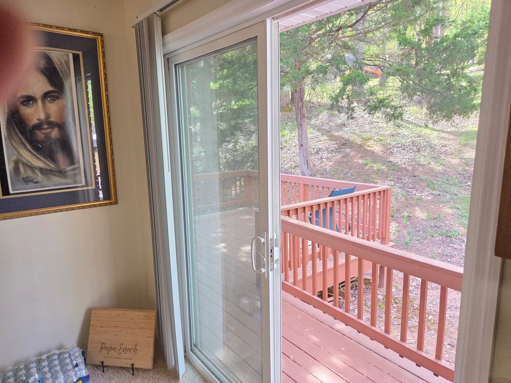 208 Ledford Chapel Road Hayesville, NC 28904 - Photo 15 of 35 a view of a balcony with furniture