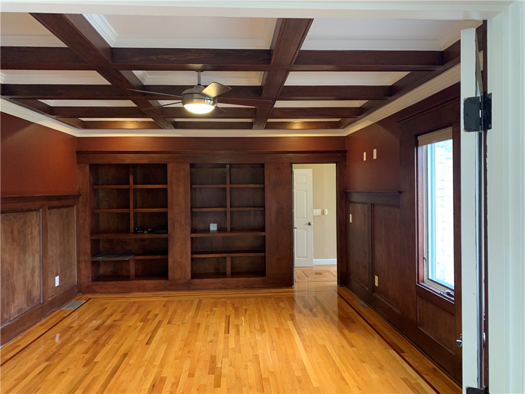 1 Christopher Drive Lincoln, RI 02865 - Photo 16 of 48 Office/Library with coffered and beam ceiling.